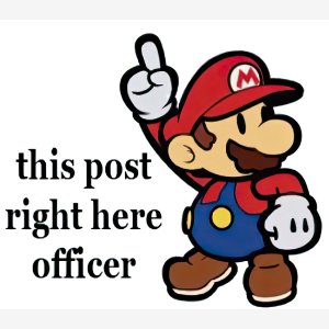 This Post Right Here Officer